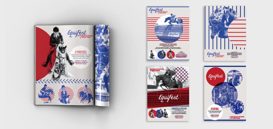 Magazine ads for EquiFest